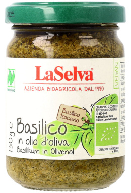 Bazylia w oliwie z oliwek 130g BIO