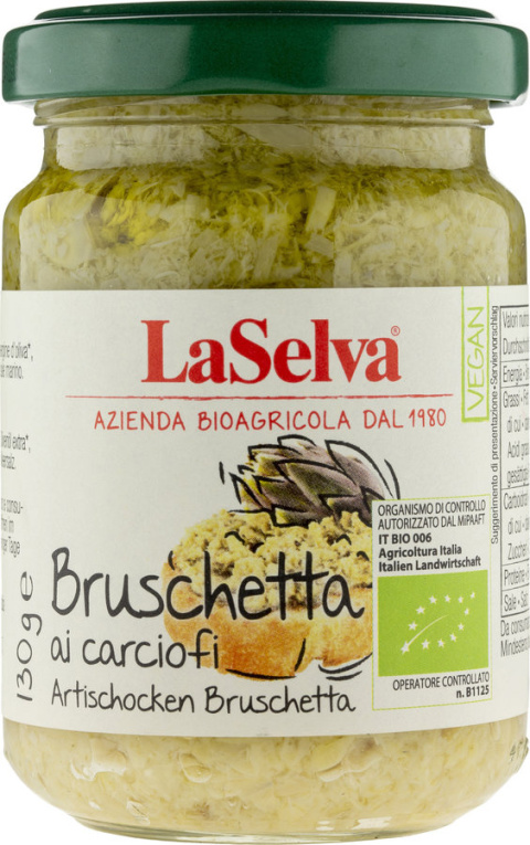 Bruschetta z karczochów 130g BIO Bruschetta z karczochów 130g BIO