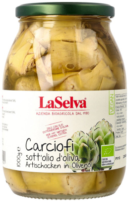 Karczochy w oliwie z oliwek 1kg BIO