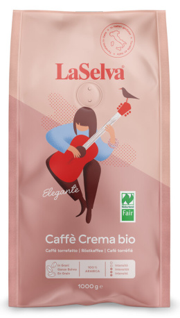 Kawa CAFFÉ CREMA ELEGANTE 100% Arabica ziarna 1kg BIO