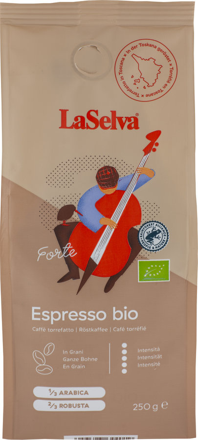Kawa Forte Espresso ziarna 250g BIO Kawa Forte Espresso ziarna 250g BIO