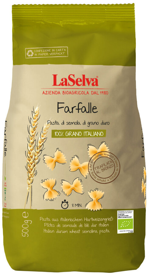 Makaron farfalle 500g BIO NOWY Makaron farfalle 500g BIO NOWY