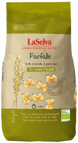 Makaron farfalle 500g BIO