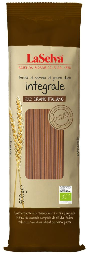 Makaron spaghetti pełnoziarnisty 500g BIO