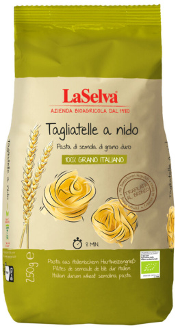 Makaron tagliatelle w gniazdkach 250g BIO