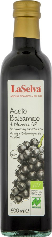 Ocet balsamiczny ciemny z Modeny bez karmelu 500ml BIO