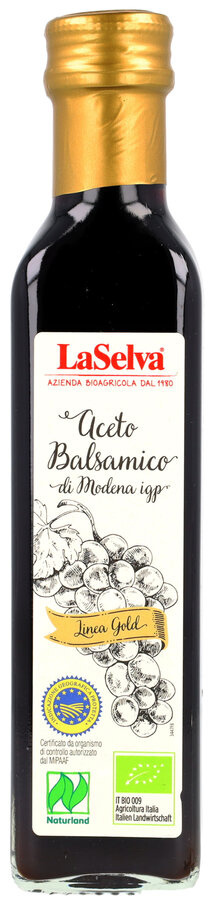 Ocet balsamiczny ciemny z Modeny GOLD 250ml BIO Ocet balsamiczny ciemny z Modeny GOLD 250ml BIO
