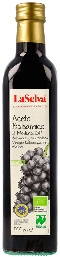 Ocet balsamiczny ciemny z Modeny bez karmelu 500ml BIO
