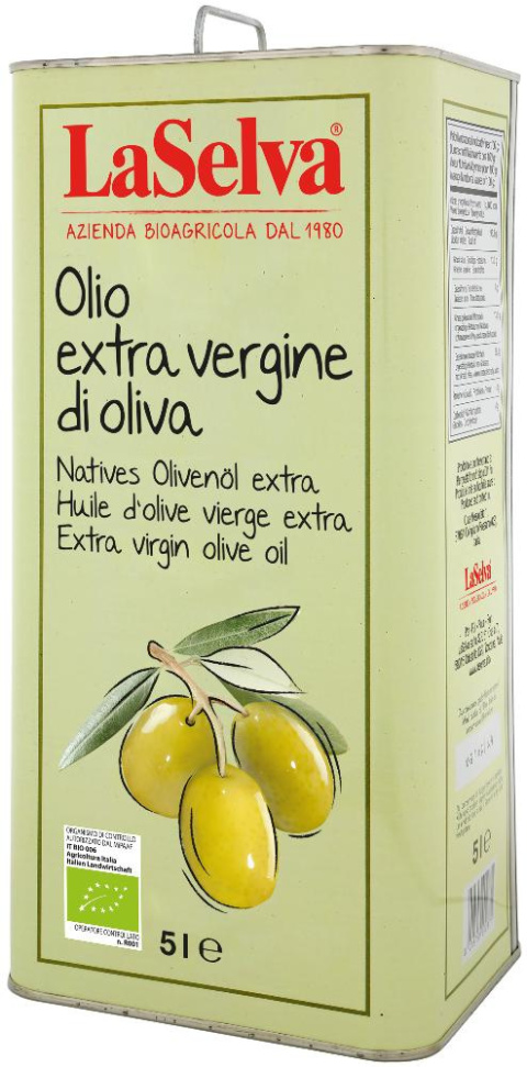 Oliwa z oliwek extra virgin 5l BIO Oliwa z oliwek extra virgin 5l BIO