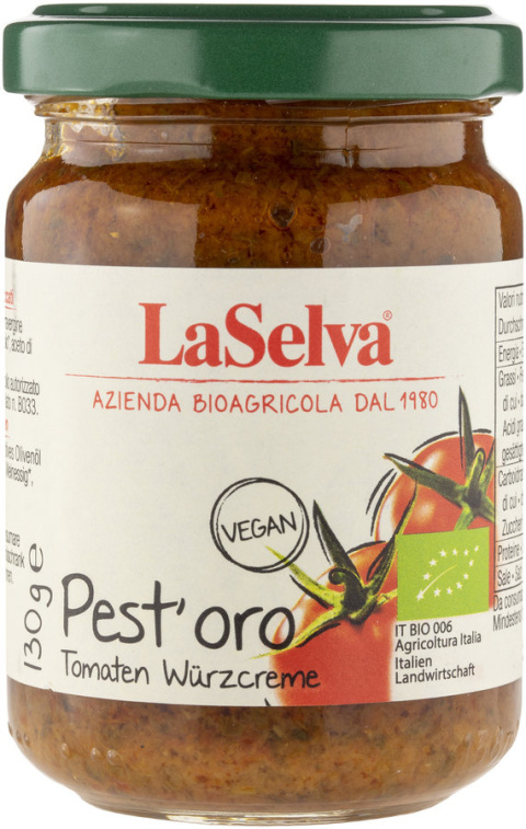Pest' Oro pasta z suszonych pomidorów 130g BIO