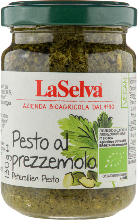 Pesto al prezzemolo - pesto pietruszkowe 130g BIO Pesto al prezzemolo - pesto pietruszkowe 130g BIO