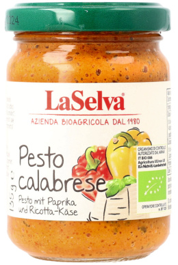 Pesto paprykowe z serem ricotta 140g BIO