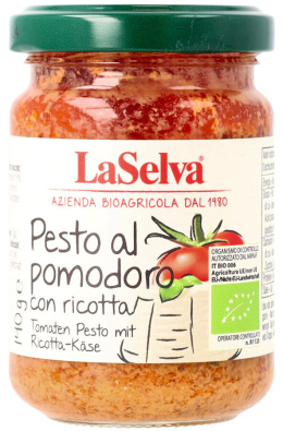 Pesto pomidorowe z serem ricotta 140g BIO