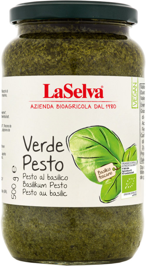 Pesto verde 500g BIO Pesto verde 500g BIO