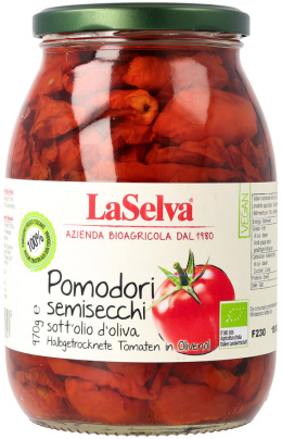 Podsuszone pomidory w oliwie z oliwek 970g BIO