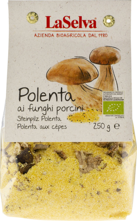 Polenta z borowikami 250g BIO Polenta z borowikami 250g BIO