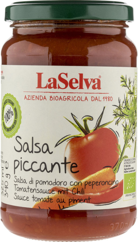 Sos pomidorowy pikantny 340g BIO Sos pomidorowy pikantny 340g BIO