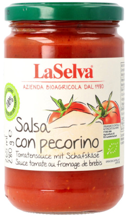 Sos pomidorowy z serem pecorino 280g BIO