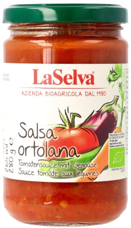 Sos pomidorowy z warzywami - Salsa Ortolana 280g BIO